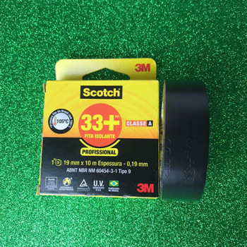 Fita Isolante 10m x 19mm 33+ Profissional 3M - Scotch